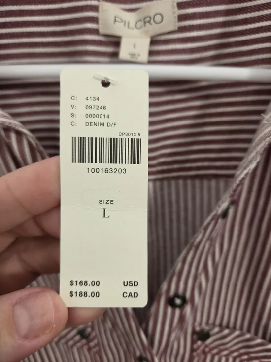 Pilcro by Anthropologie Sleeveless Denim Drawstring Romper in a railroad stripe - Picture 4 of 6